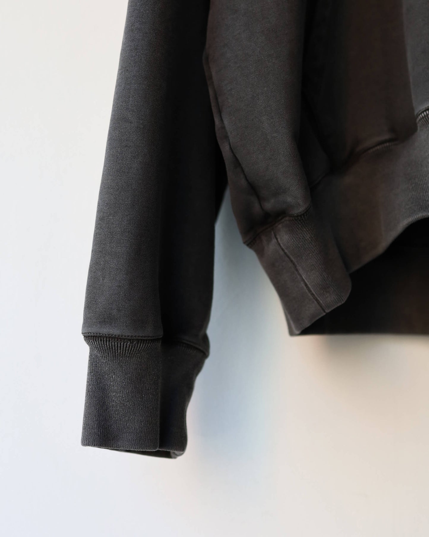 36G Fine Sweat Zip Hoodie "CHARCOAL PIGMENT"