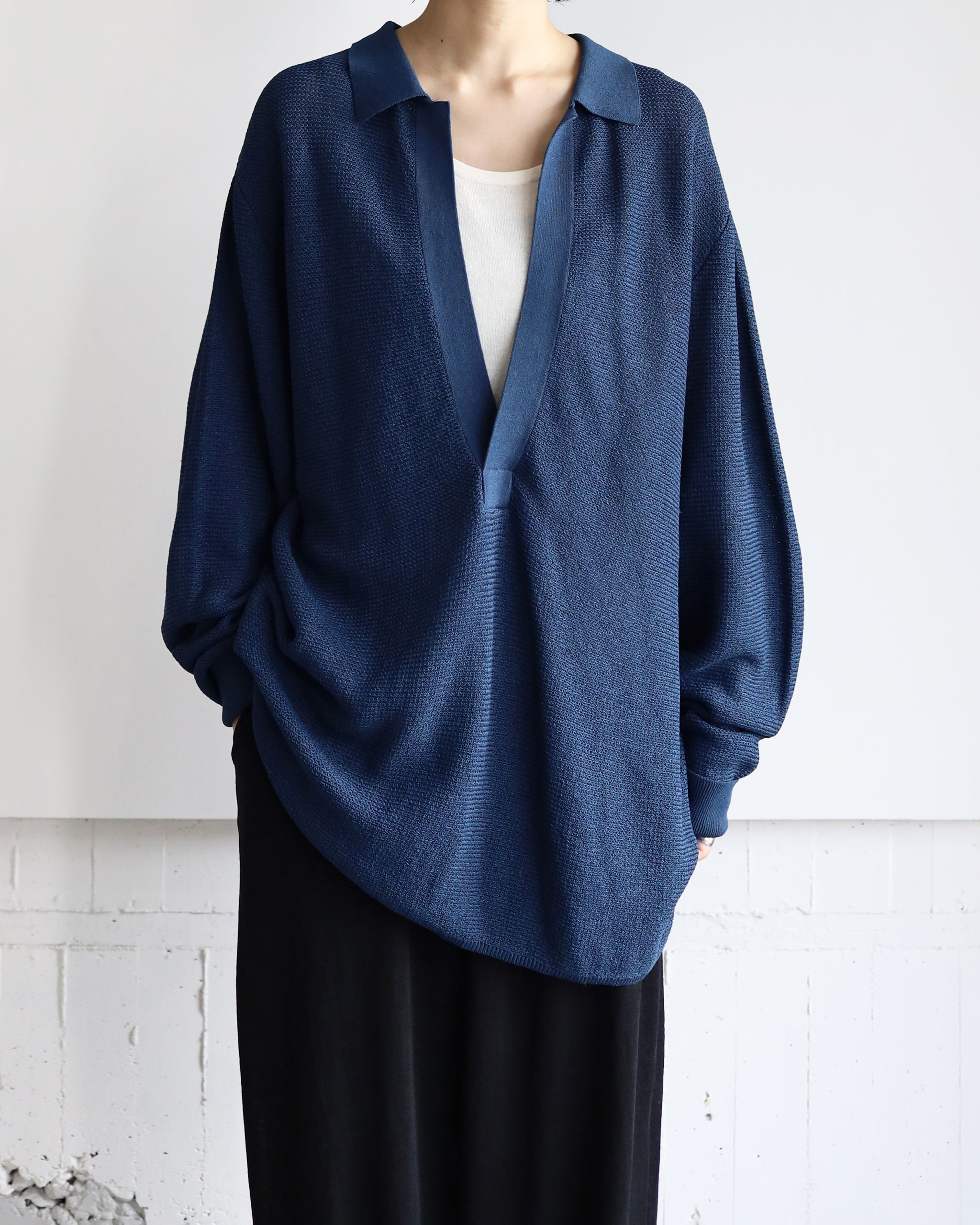 WALENODE Paper & Recycled polyester Skipper knit wear 