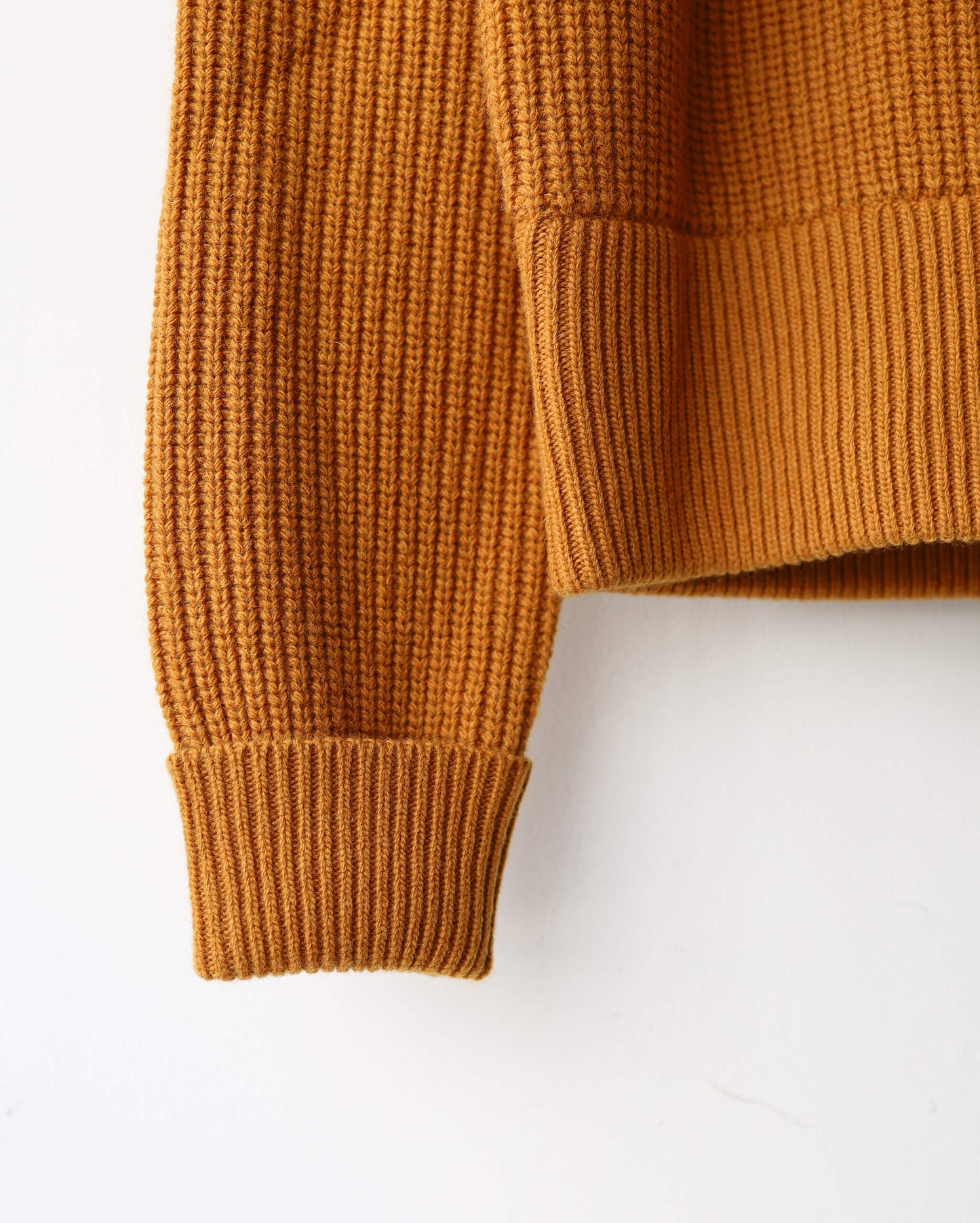 half zip tokkuri knit "yamabuki"