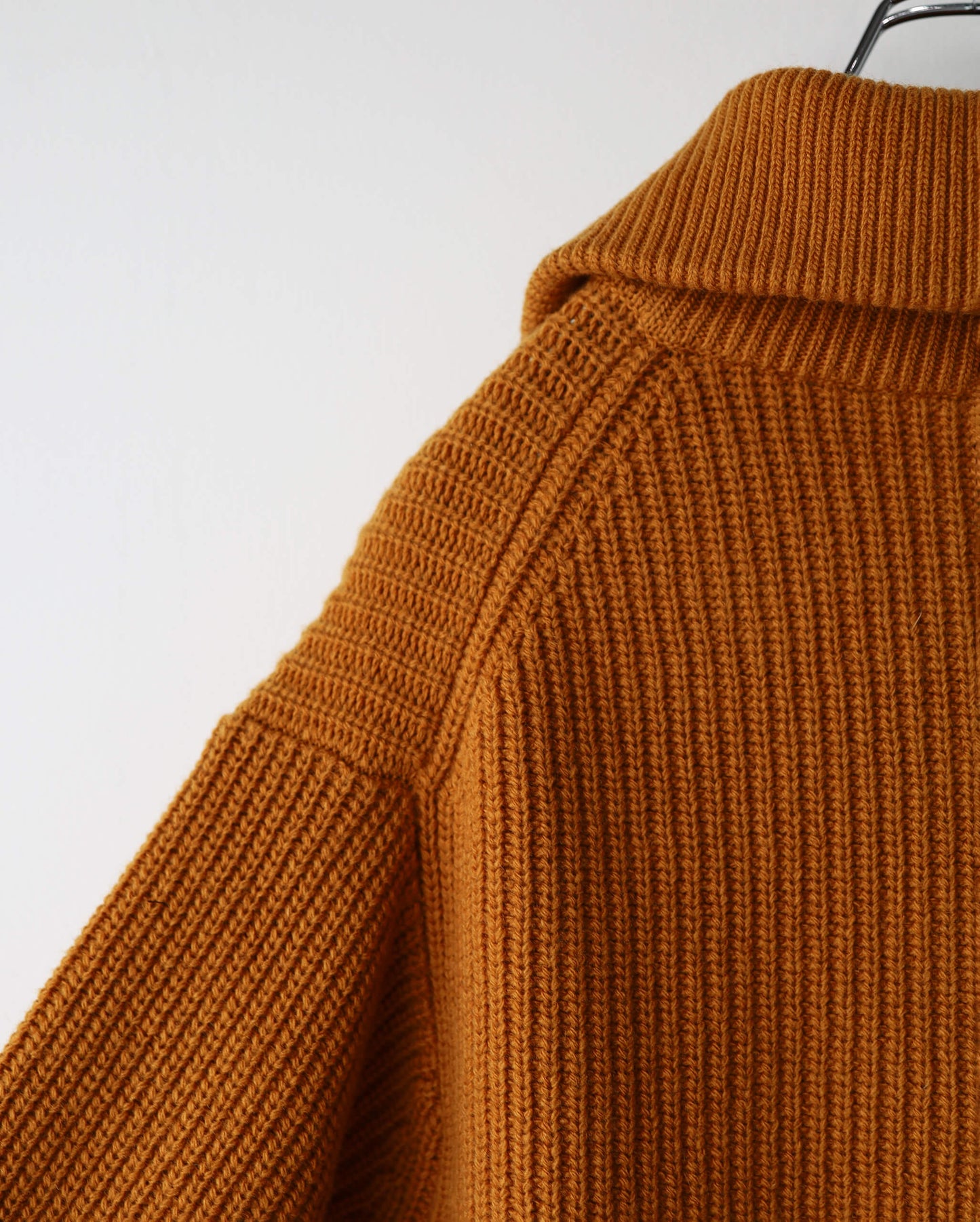 half zip tokkuri knit "yamabuki"