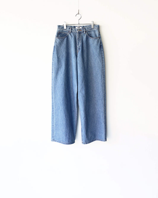 DENIM PANTS (BAGGY) "SAX BLUE"