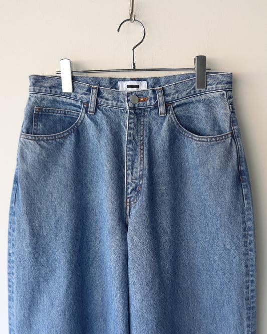 DENIM PANTS (BAGGY) "SAX BLUE"