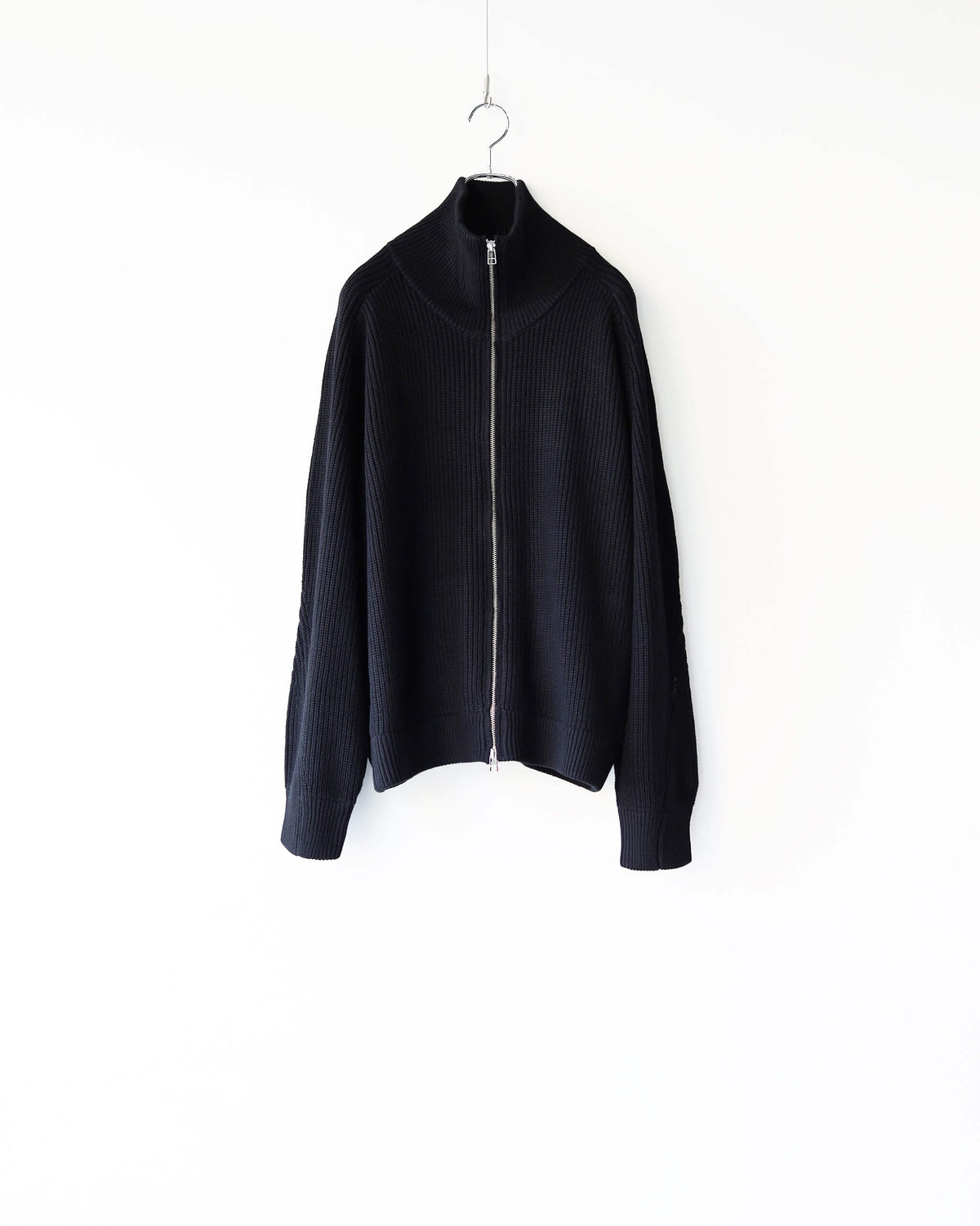 KNIT BLOUSON "BLACK"