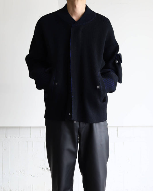 A1 KNIT DECK JACKET "Bk"