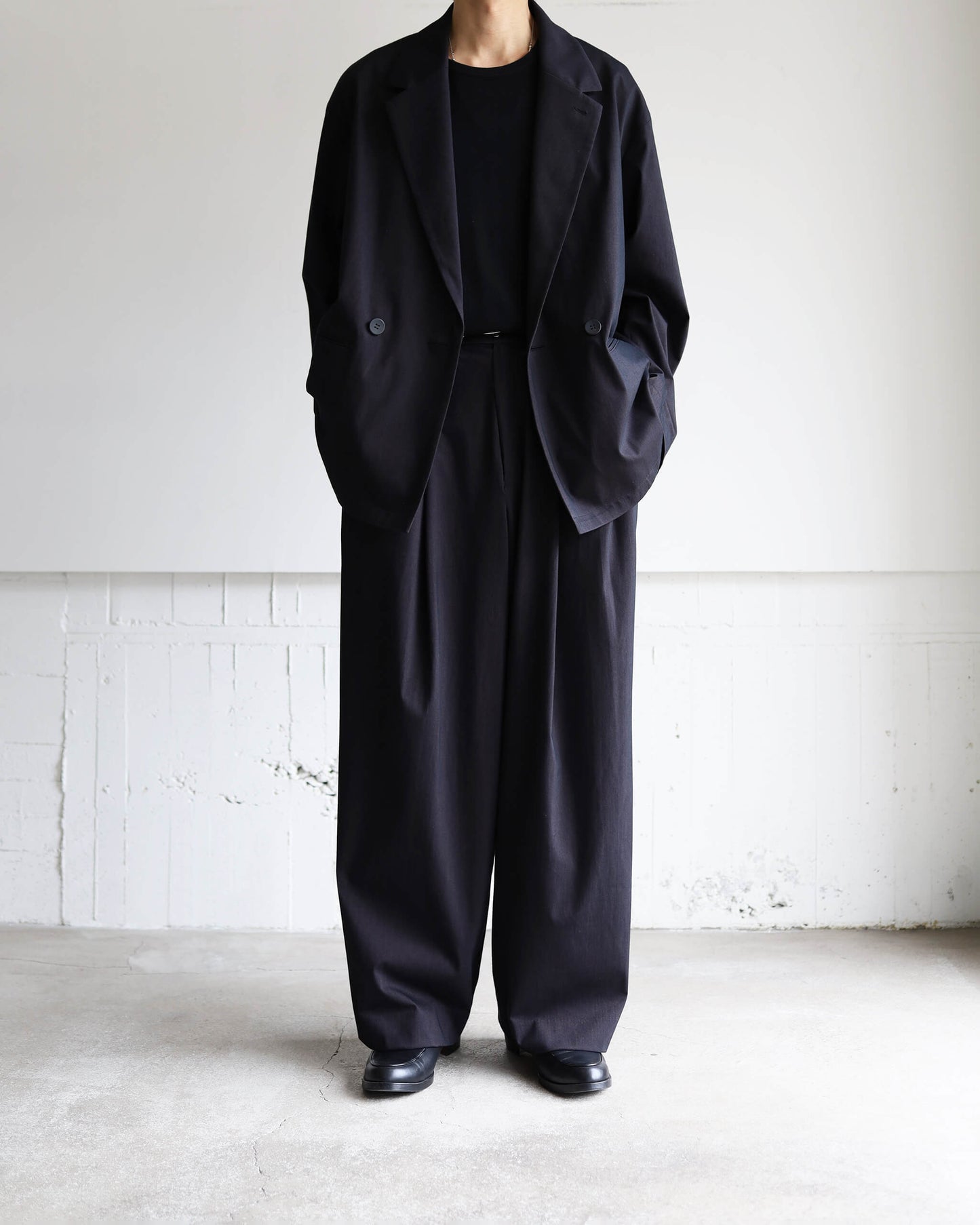 46G Solaro Double Jacket "BLACK BROWN"