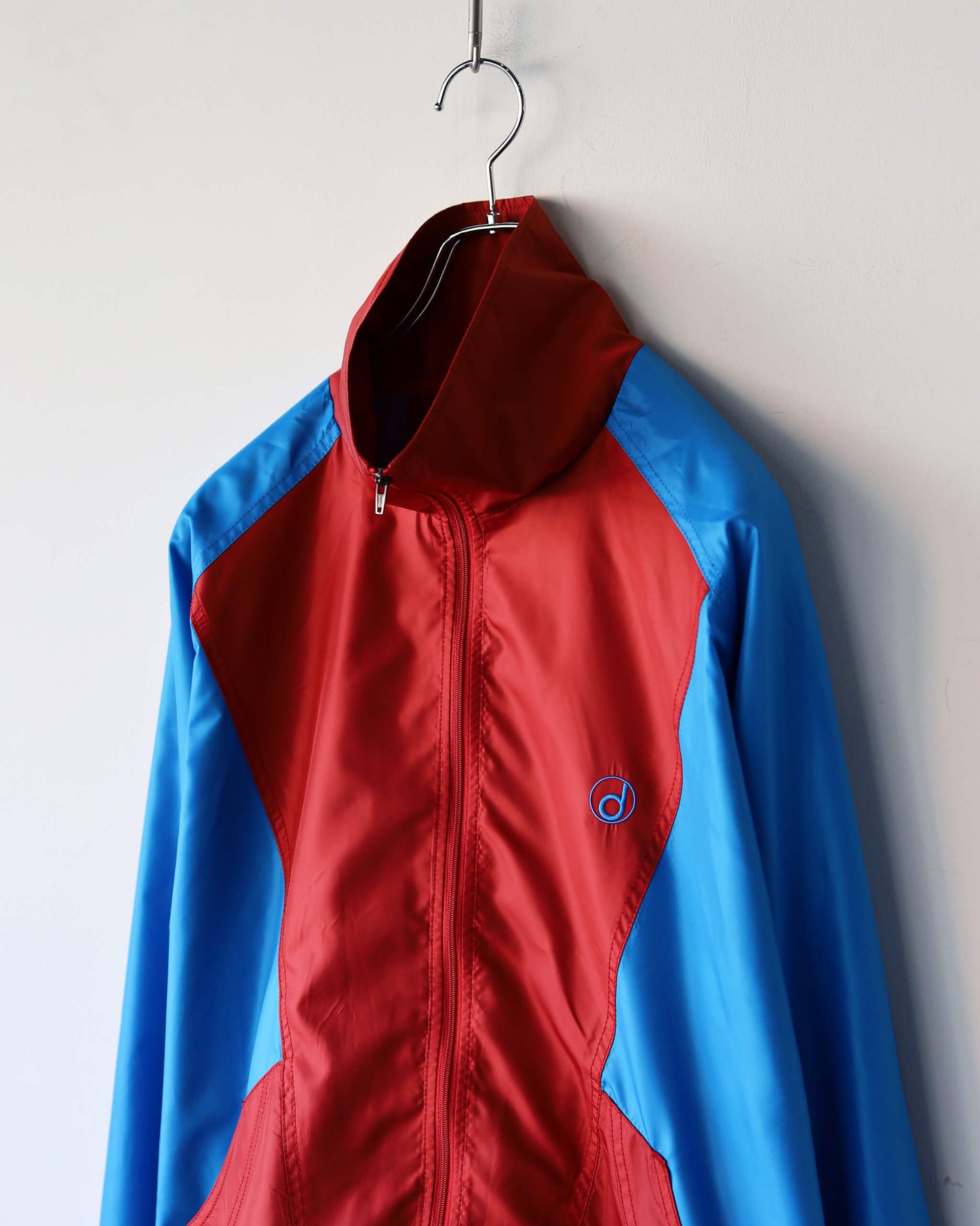 PANEL COLOR TRACK JACKET "BLUE/RED"