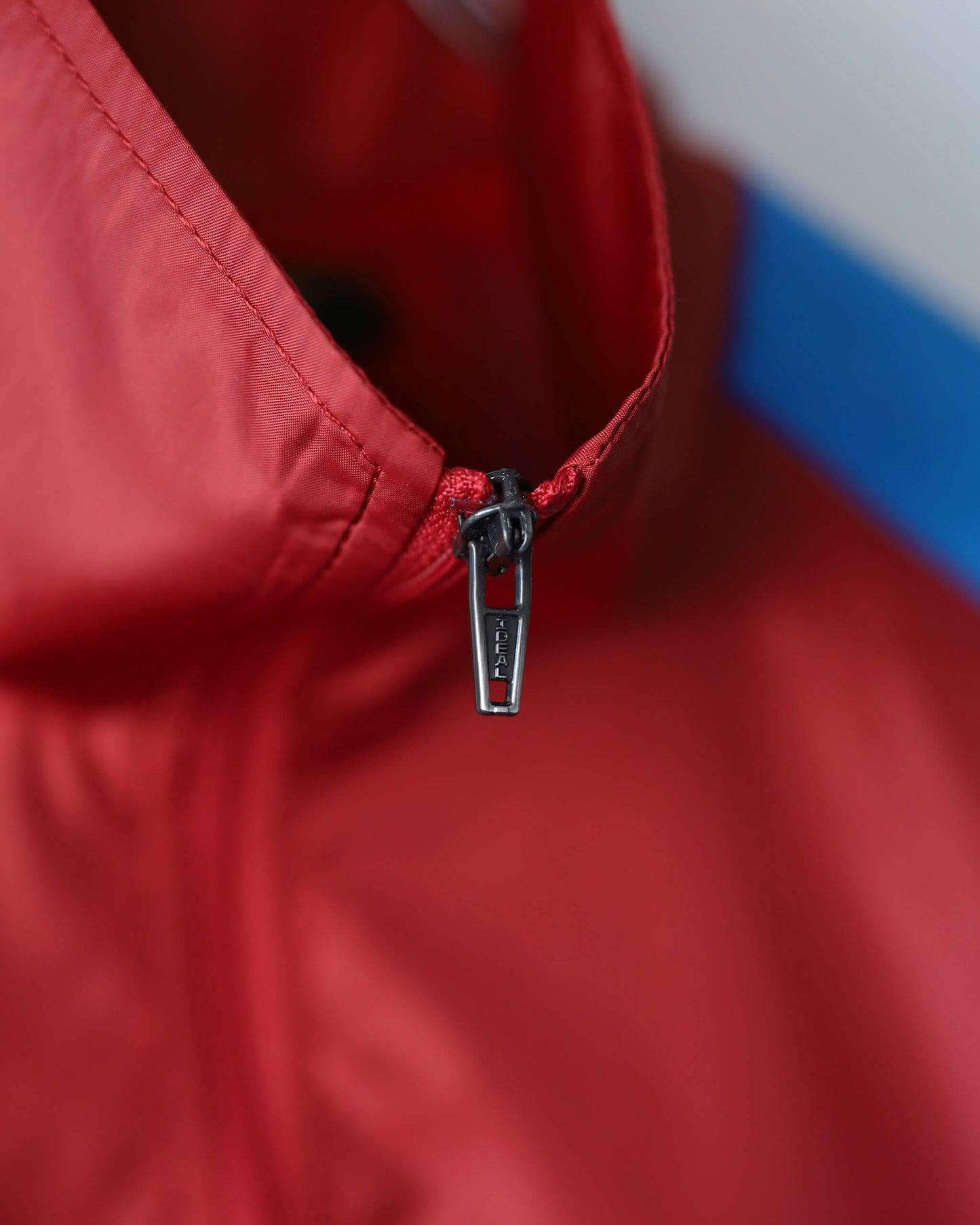 PANEL COLOR TRACK JACKET "BLUE/RED"