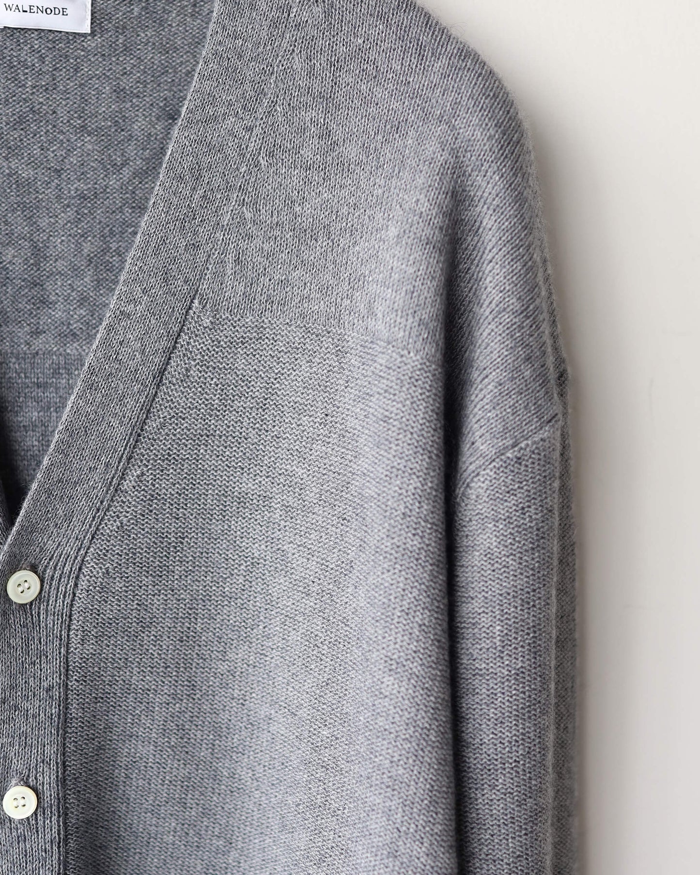 Cashmere paper Cardigan "Grey"