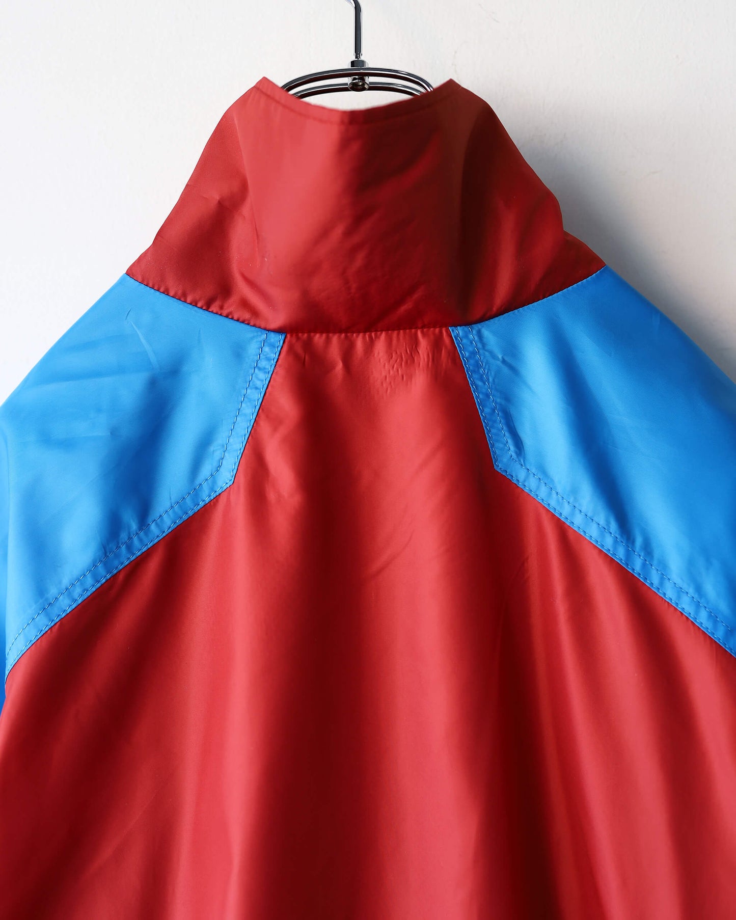 PANEL COLOR TRACK JACKET "BLUE/RED"