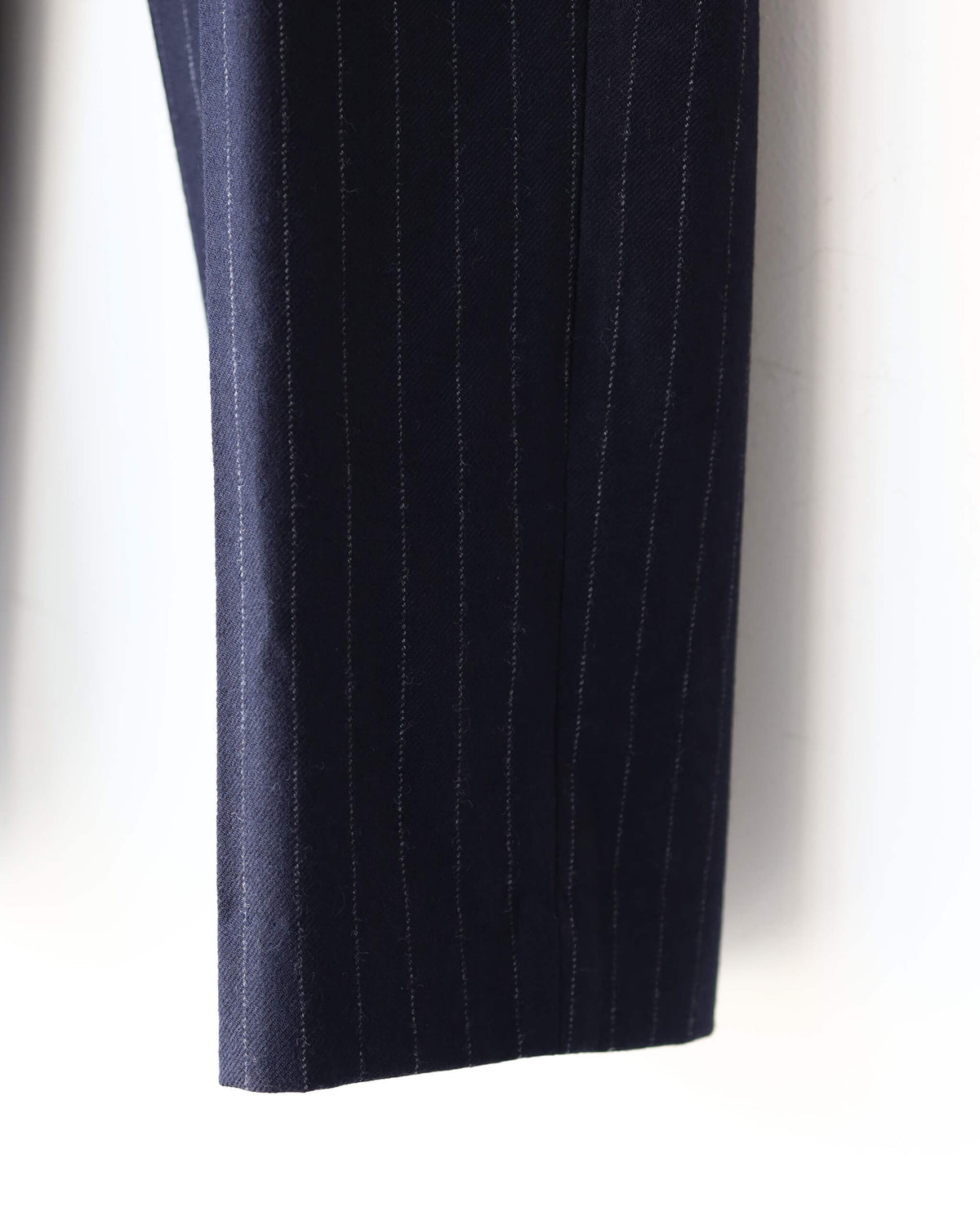 Pencil Stripe Tailored Pants "NAVY/GRAY"