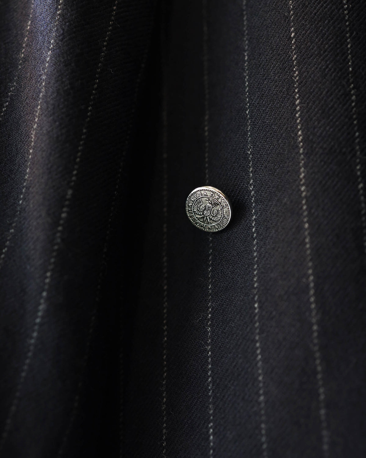Pencil Stripe 3B Tailored "NAVY/GRAY"