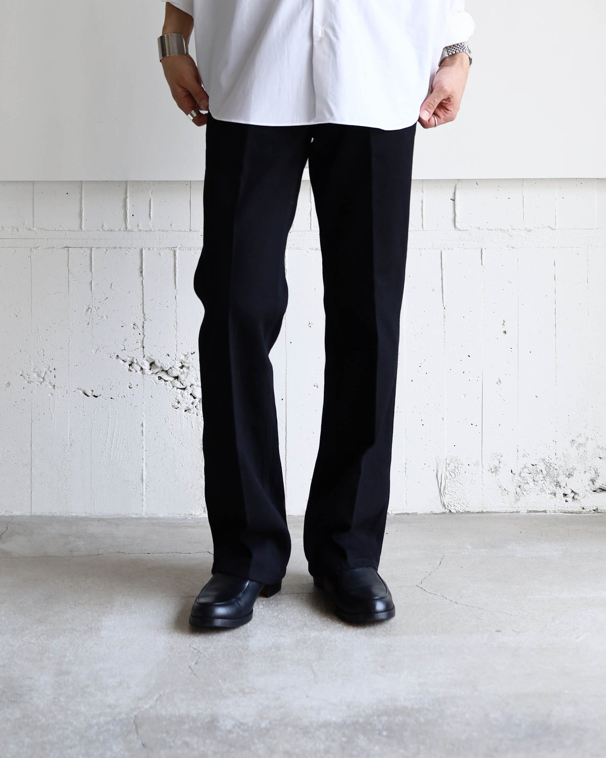 [Exclusive] DENIM PANTS TYPE 001 "BLACK"