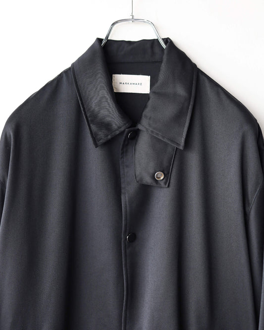 COACH JACKET CASHMERE SATIN "BLACK"