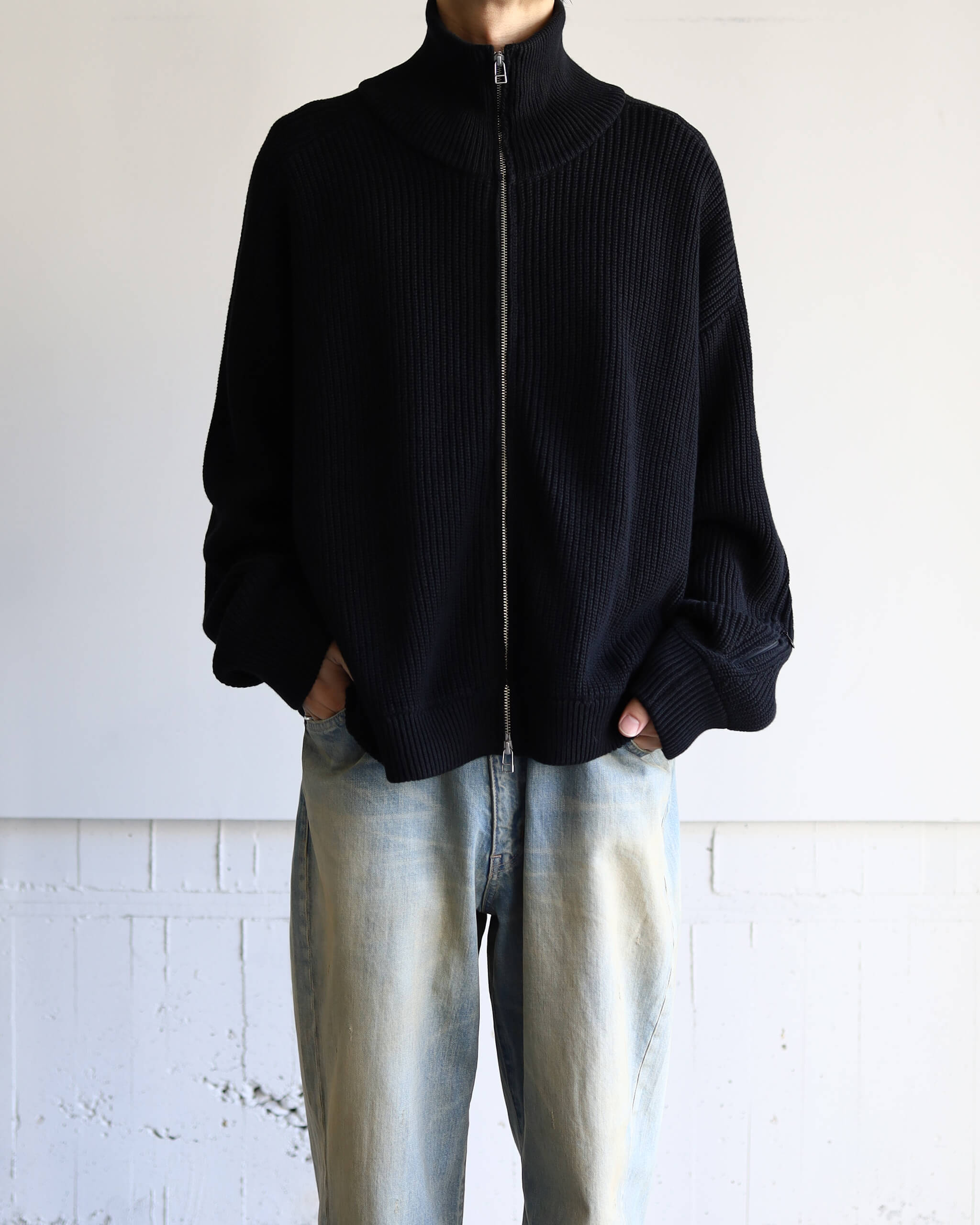 Afiit ニット Afiit KNIT BLOUSON 