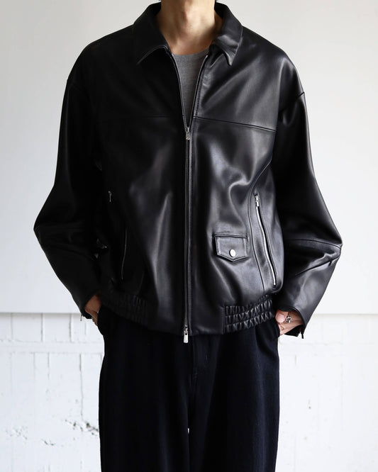LEATHER JACKET "BLACK"