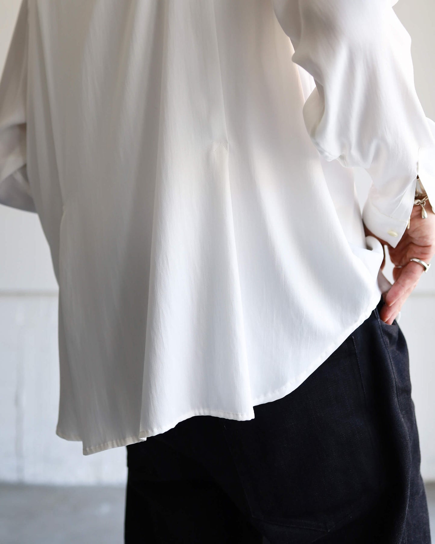 BRIGHT DOUBLE SHIRTS "White"