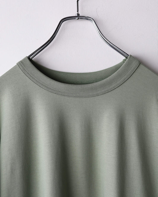 COMFORT FIT Tee GIZA 80/3 KNIT "SAGE"