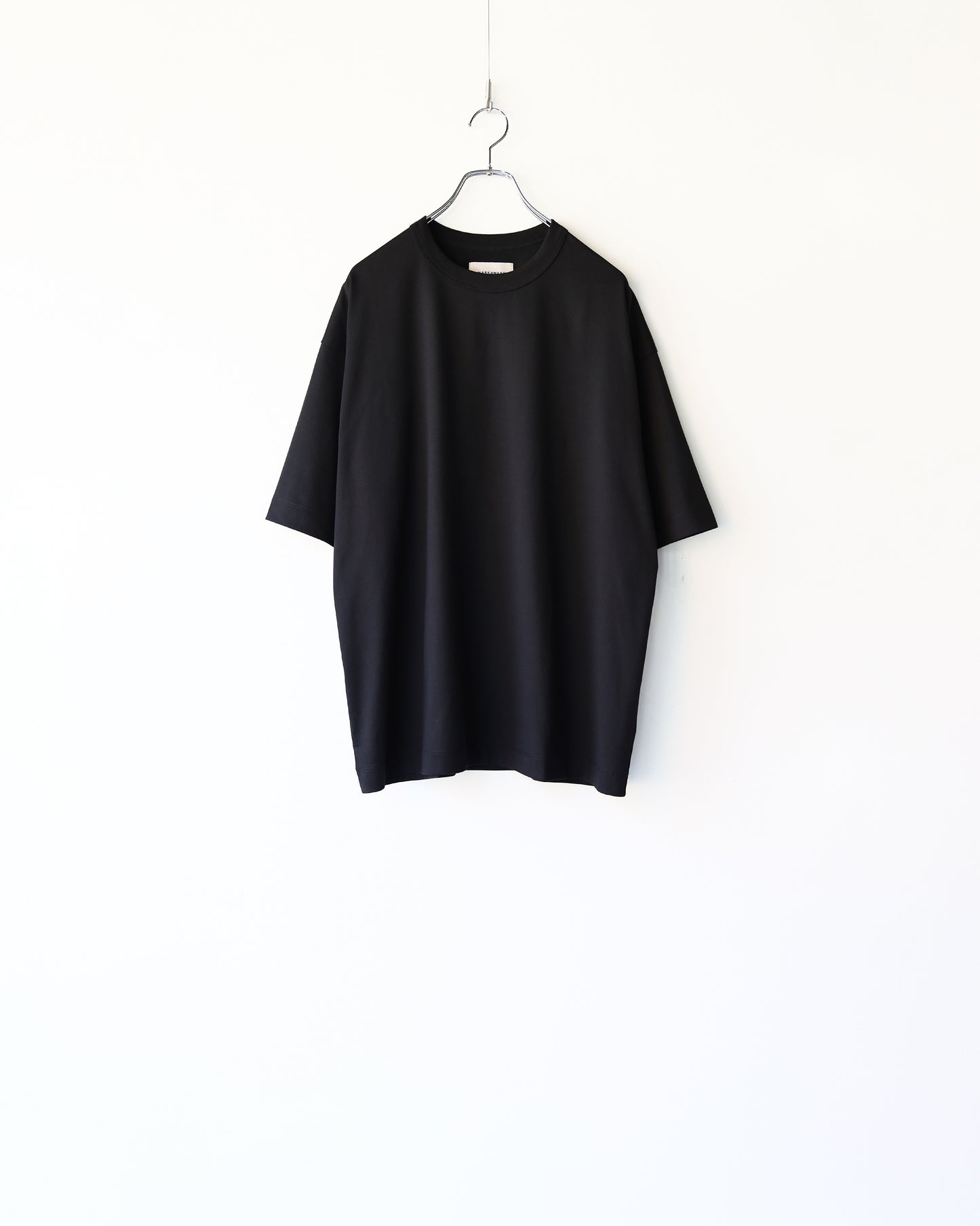 COMFORT FIT Tee ORGANIC GIZA 80/3 JERSEY SURVIVAL CLOTH® "BLACK"