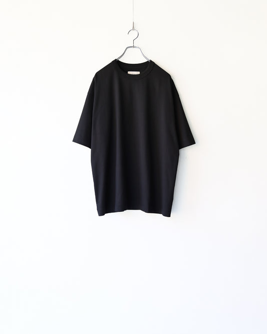 COMFORT FIT Tee ORGANIC GIZA 80/3 JERSEY SURVIVAL CLOTH® "BLACK"