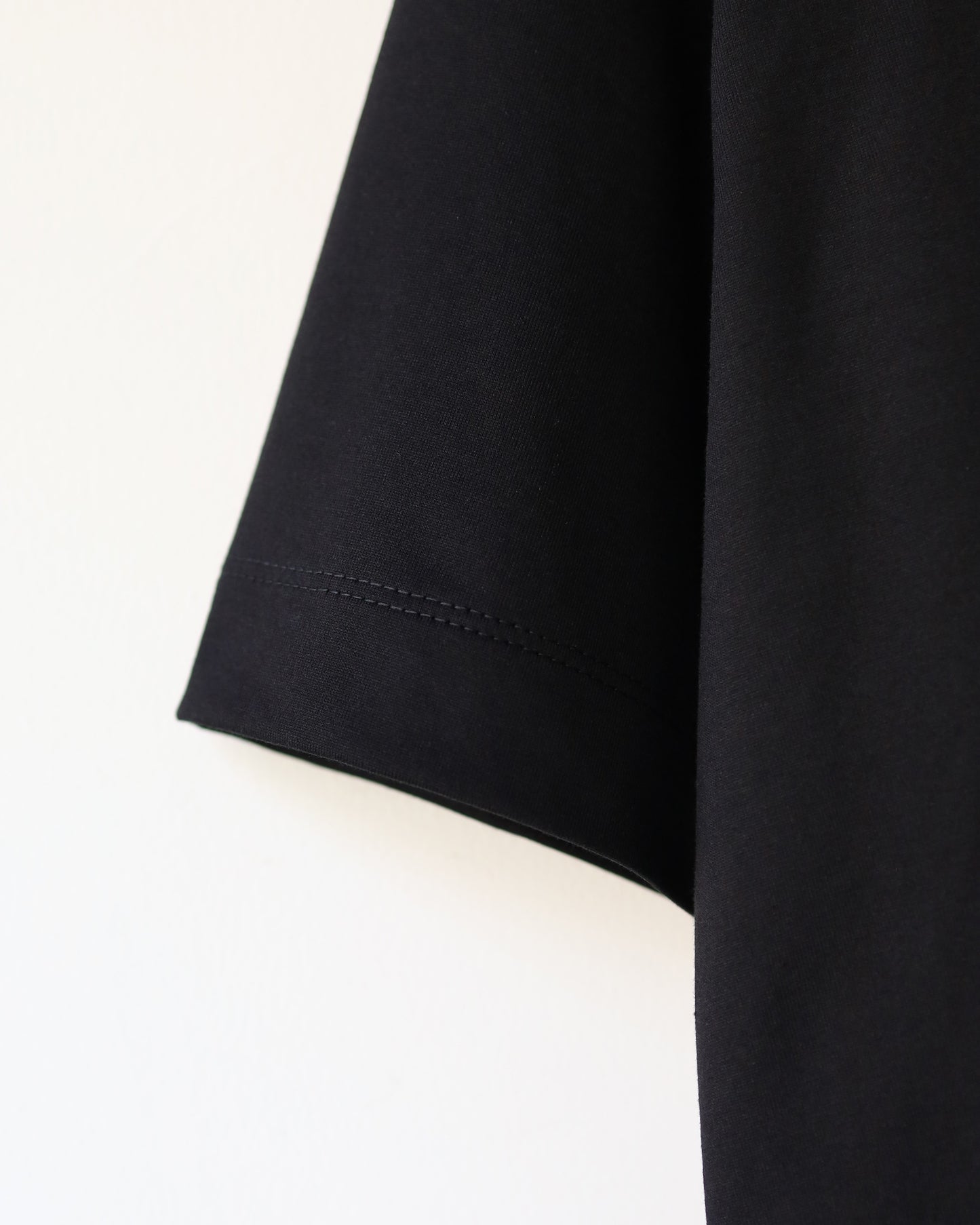 COMFORT FIT Tee ORGANIC GIZA 80/3 JERSEY SURVIVAL CLOTH® "BLACK"
