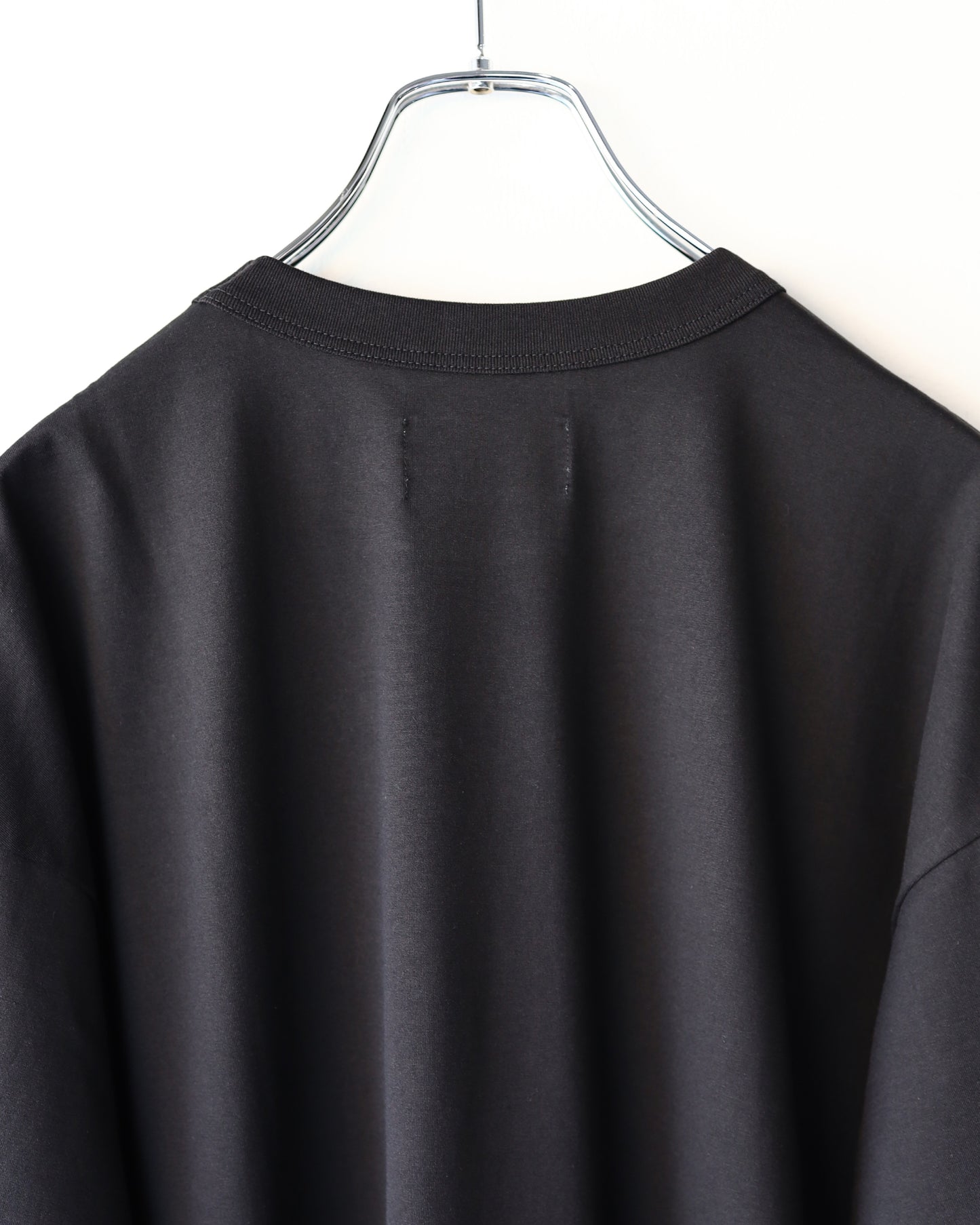 COMFORT FIT Tee ORGANIC GIZA 80/3 JERSEY SURVIVAL CLOTH® "BLACK"