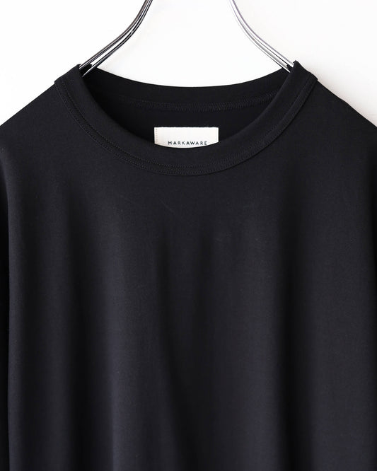 COMFORT FIT Tee GIZA 80/3 KNIT "BLACK"