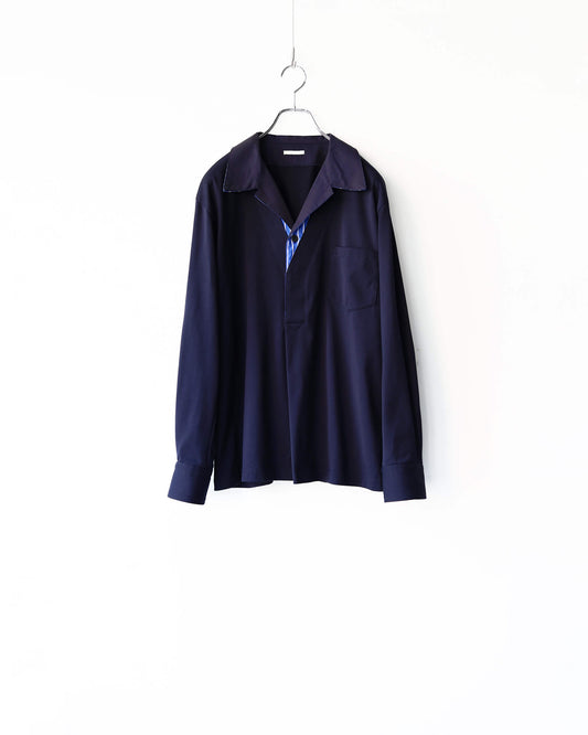LAYERED L/S T-SHIRT "Nv"
