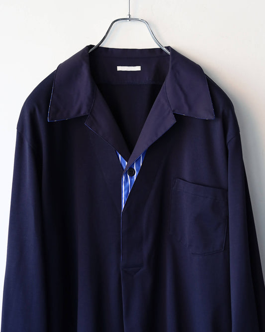 LAYERED L/S T-SHIRT "Nv"