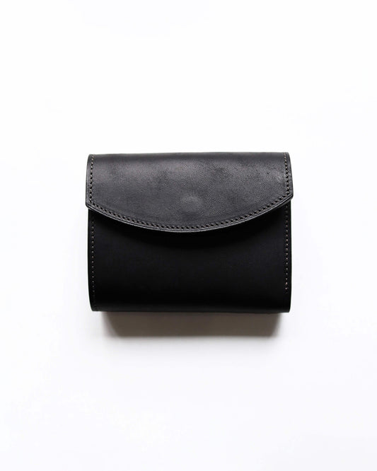 Flap Wallet - Italian Horse "Black"