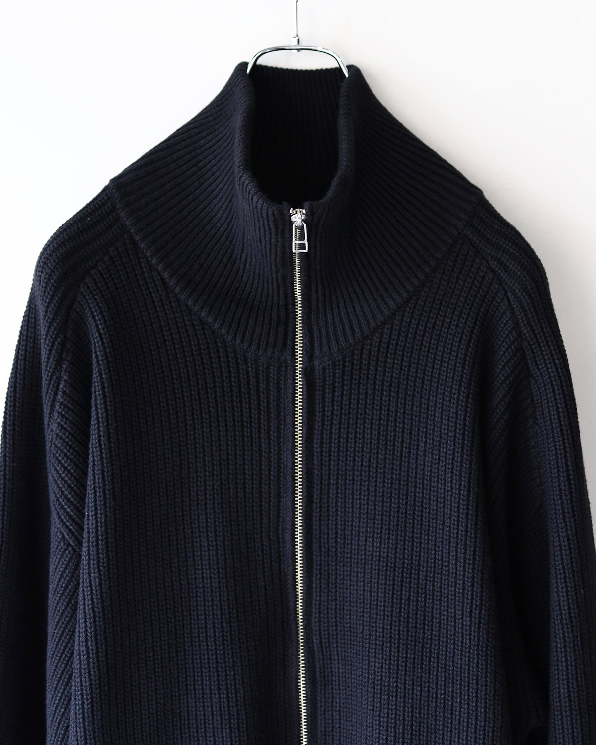 KNIT BLOUSON "BLACK"