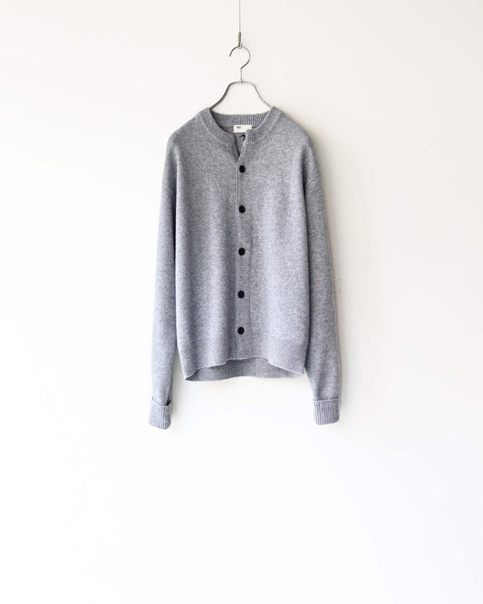 [Exclusive] flower crew cardigan "nezumi"