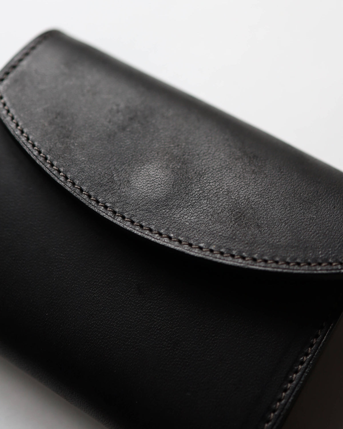 Flap Wallet - Italian Horse "Black"