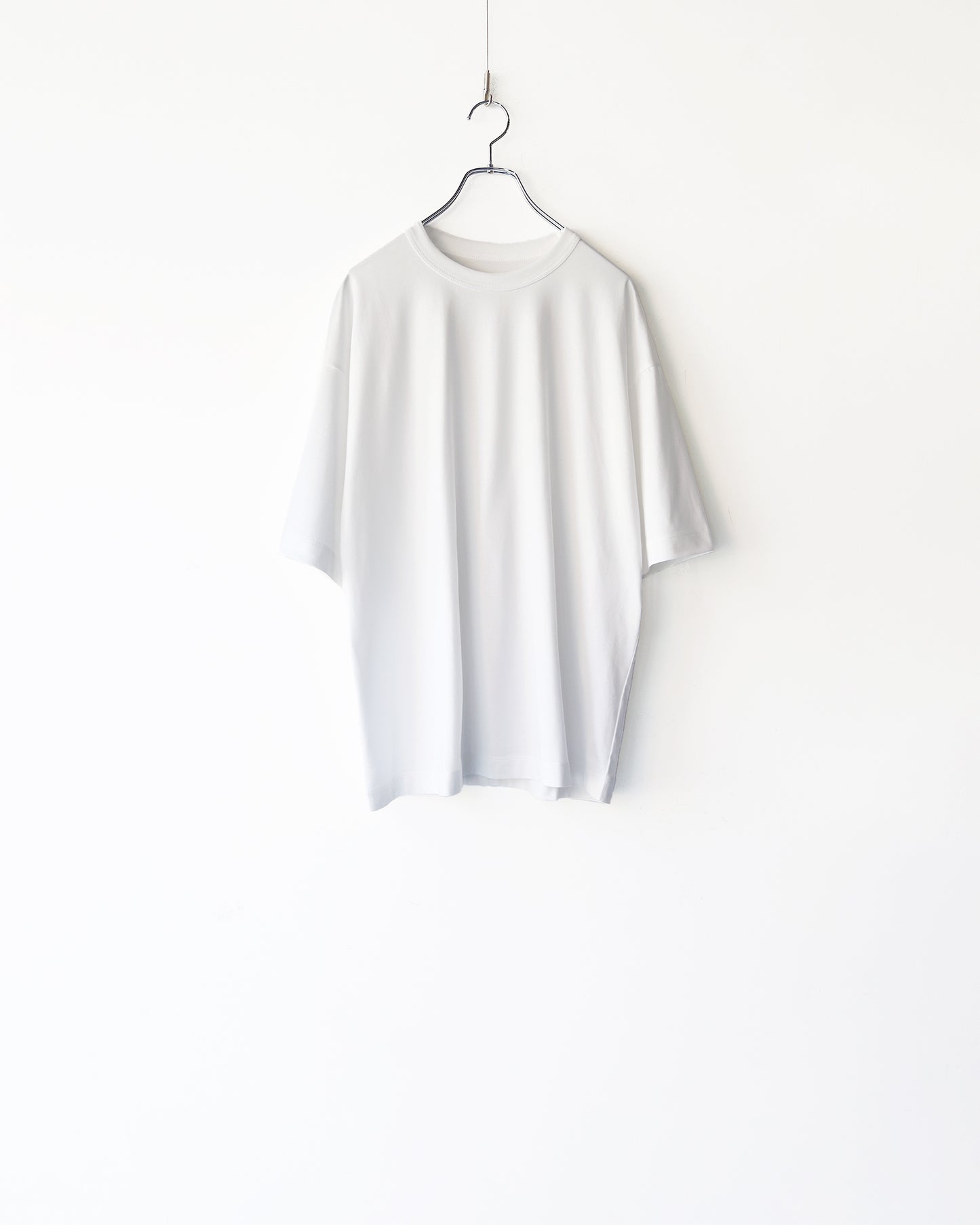 COMFORT FIT Tee ORGANIC GIZA 80/3 JERSEY SURVIVAL CLOTH® "WHITE"