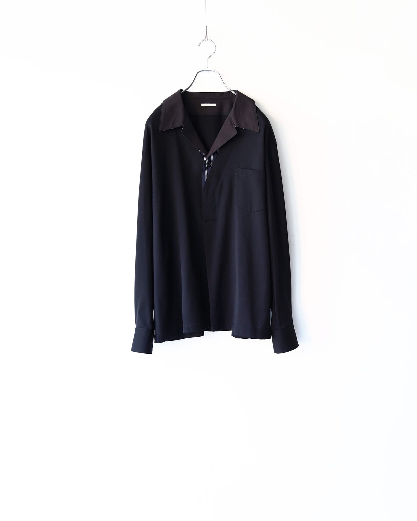 LAYERED L/S T-SHIRT "Bk"