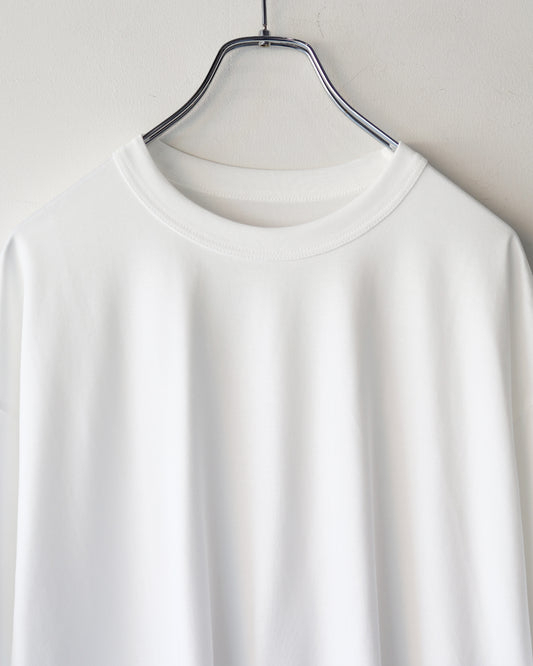 COMFORT FIT Tee ORGANIC GIZA 80/3 JERSEY SURVIVAL CLOTH® "WHITE"
