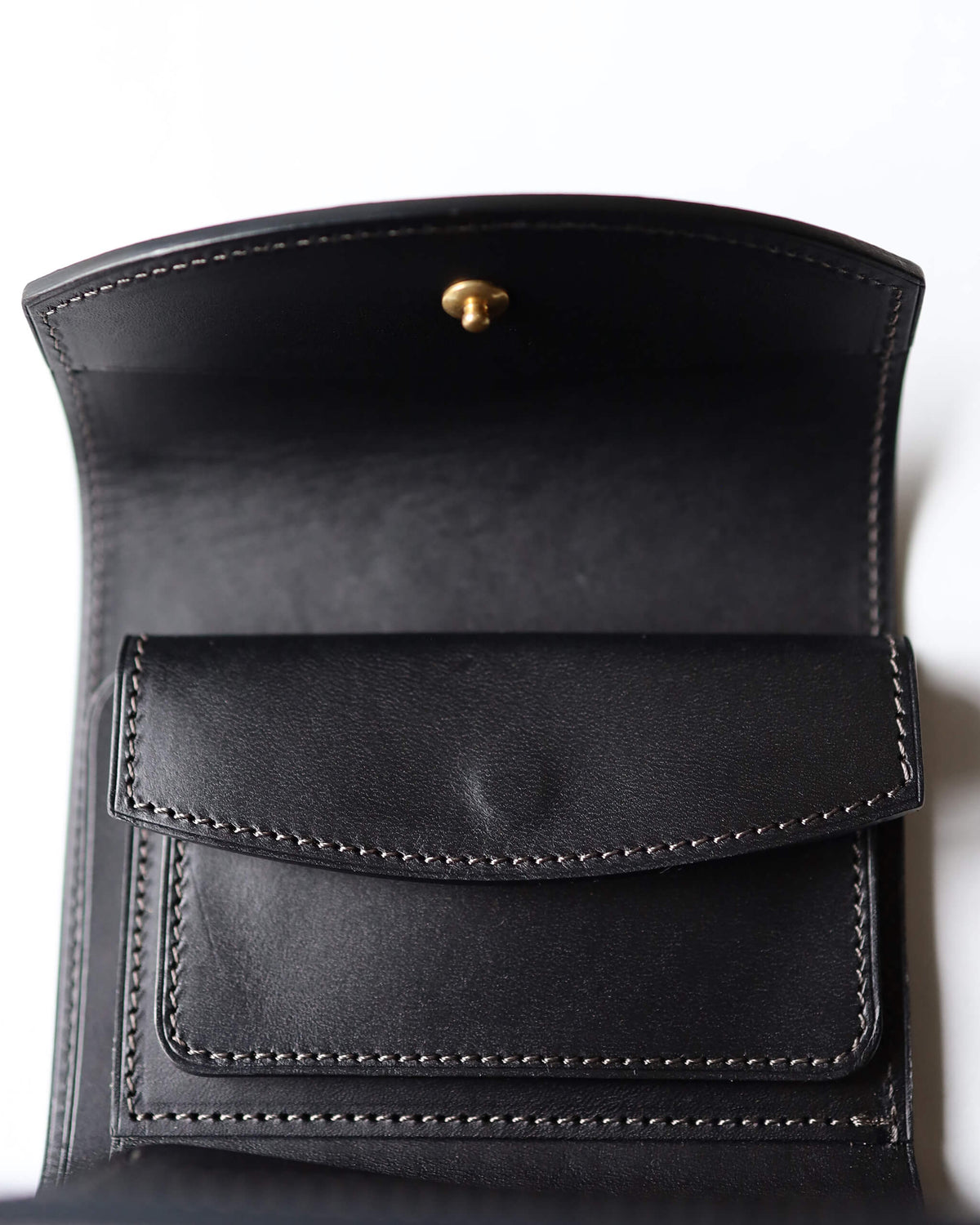 Flap Wallet - Italian Horse "Black"