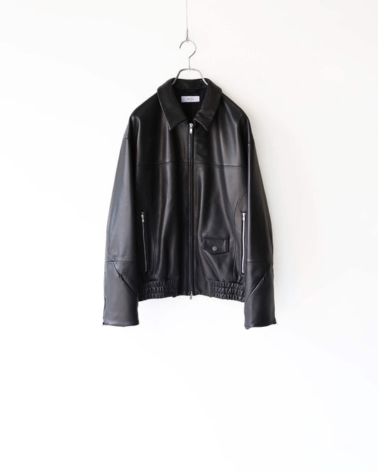 LEATHER JACKET "BLACK"