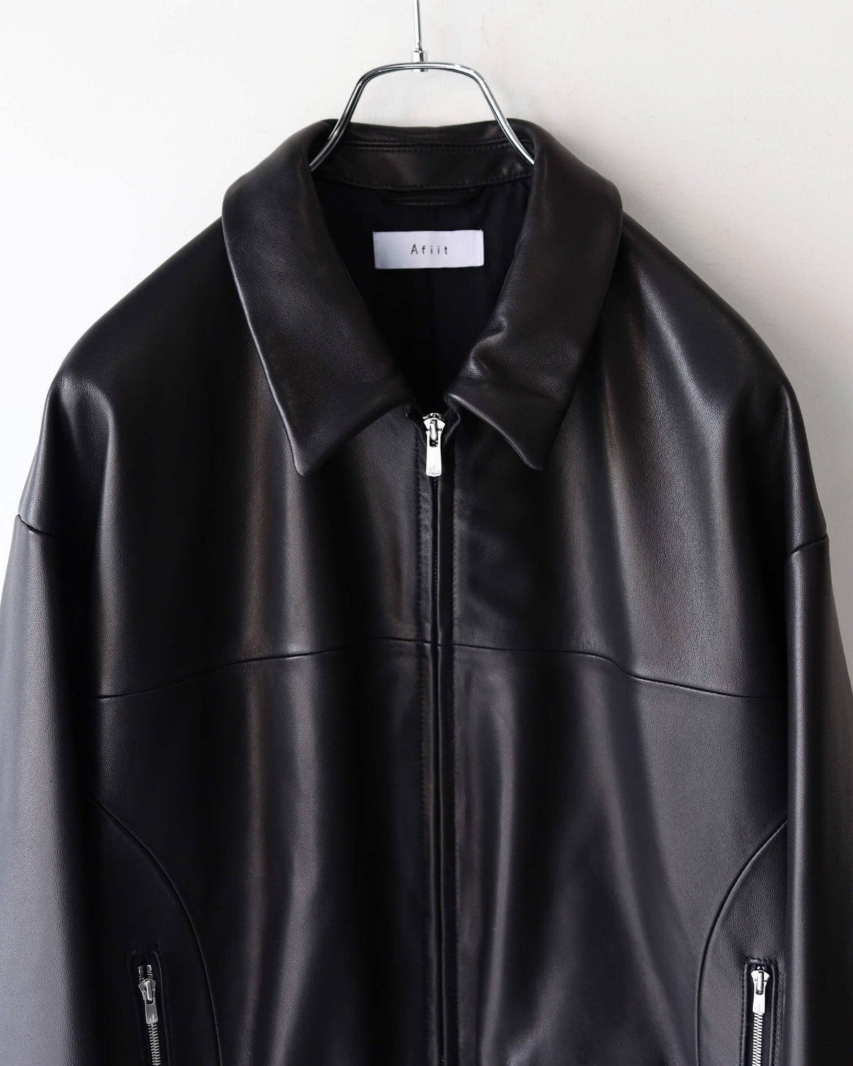 LEATHER JACKET "BLACK"