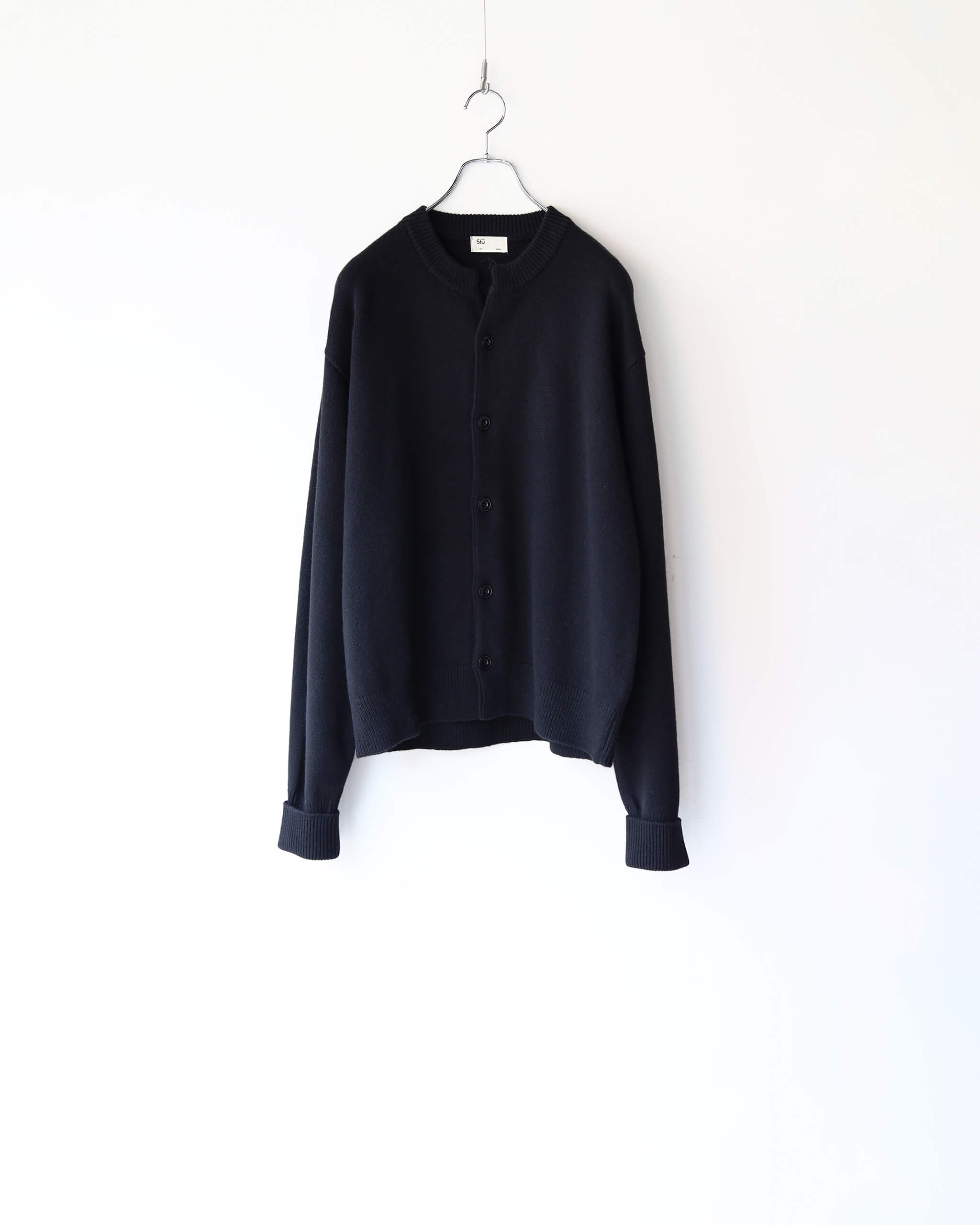 トップス satou flower crew cardigan \"nezumi\" satou flower crew cardigan 