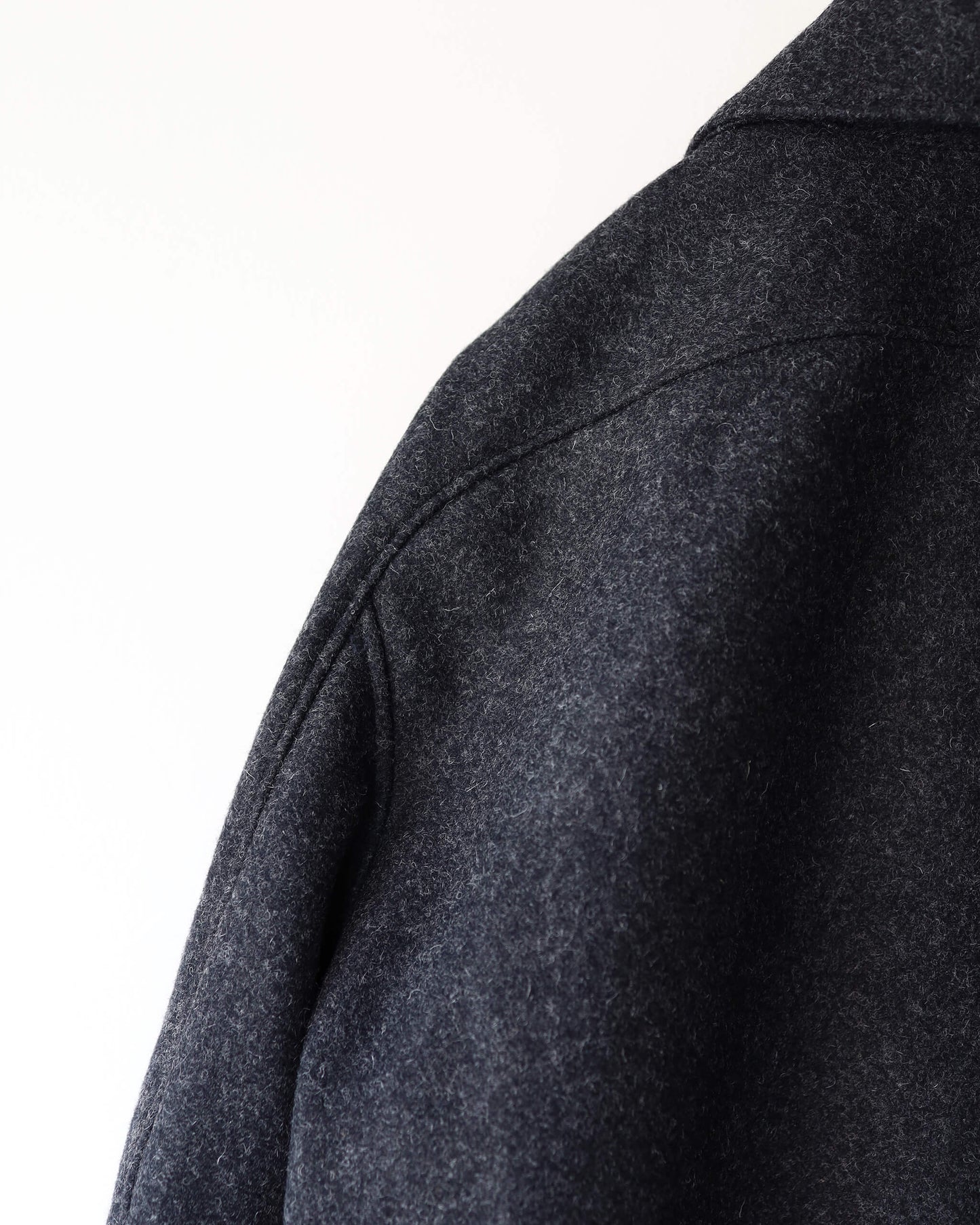 Melton Bomber Jacket "Black"