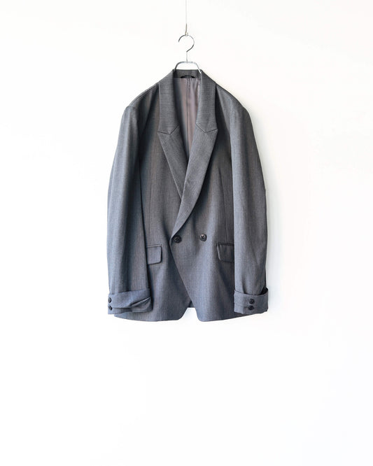 DOUBLE BREASTED JACKET "GRAY"