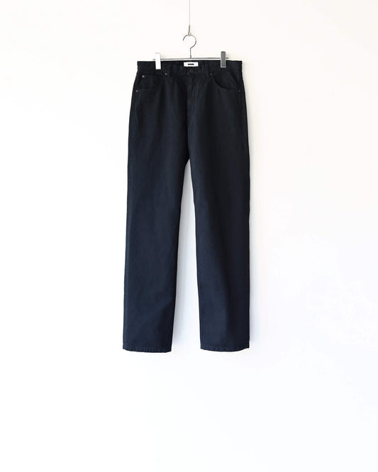 DENIM PANTS-STANDARD "BLACK"