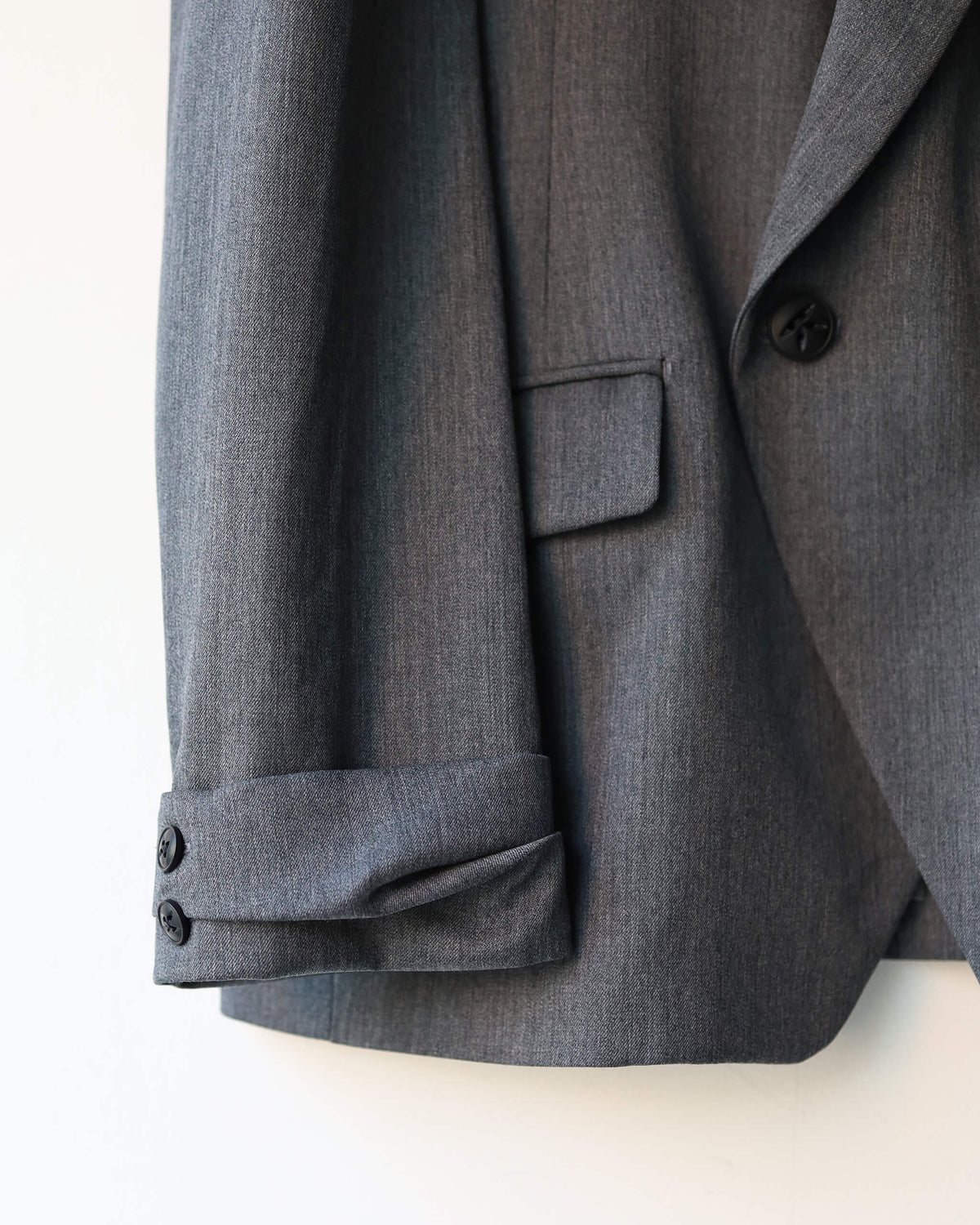 DOUBLE BREASTED JACKET "GRAY"
