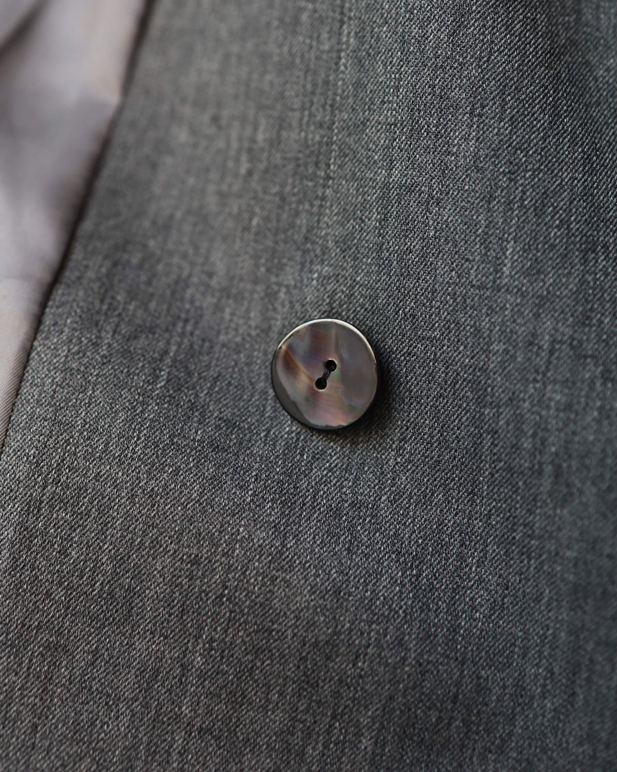 DOUBLE BREASTED JACKET "GRAY"
