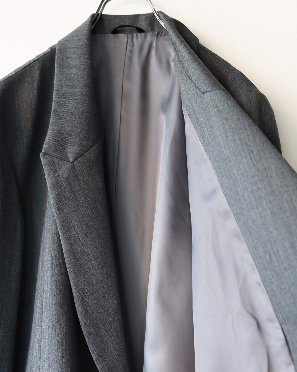 DOUBLE BREASTED JACKET "GRAY"