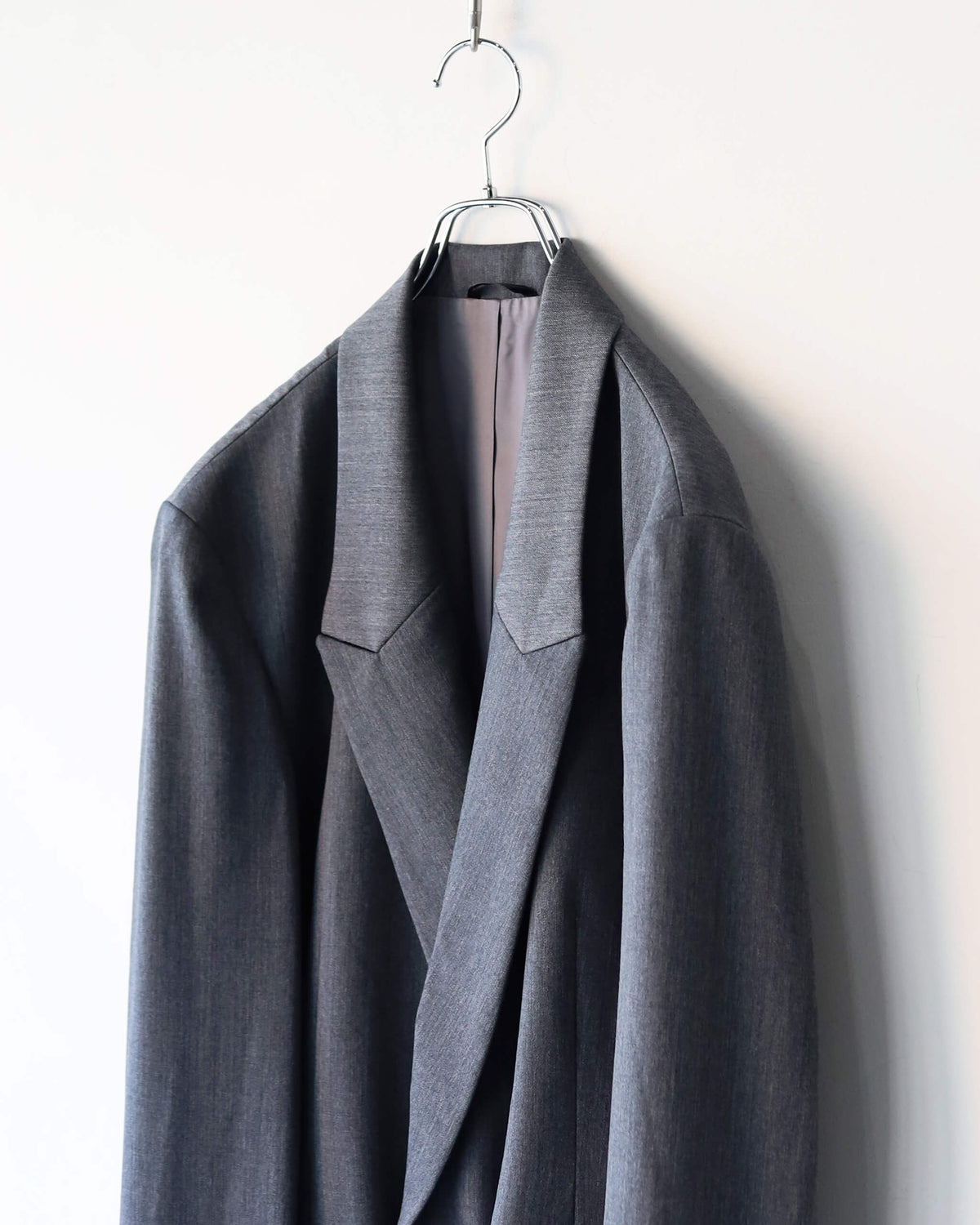DOUBLE BREASTED JACKET "GRAY"