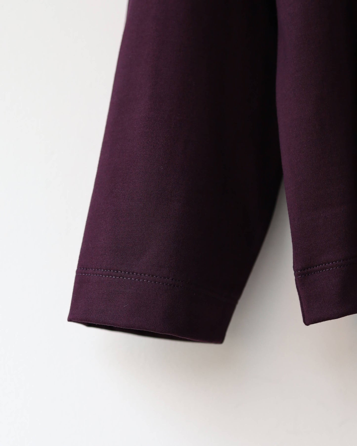COMFORT FIT L/S Tee ORGANIC GIZA 60/3 SURVIVAL KNIT "PURPLE"