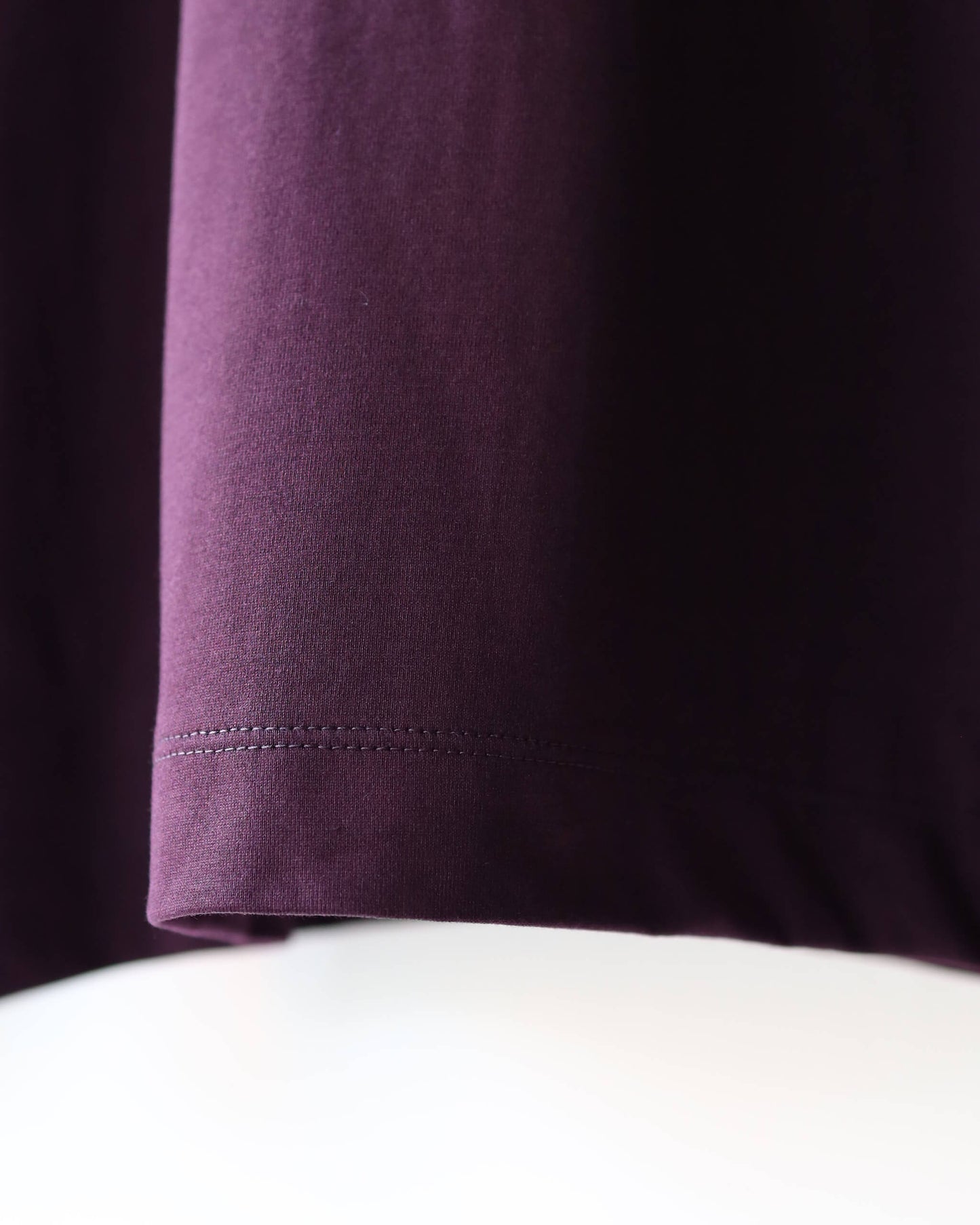 COMFORT FIT L/S Tee ORGANIC GIZA 60/3 SURVIVAL KNIT "PURPLE"