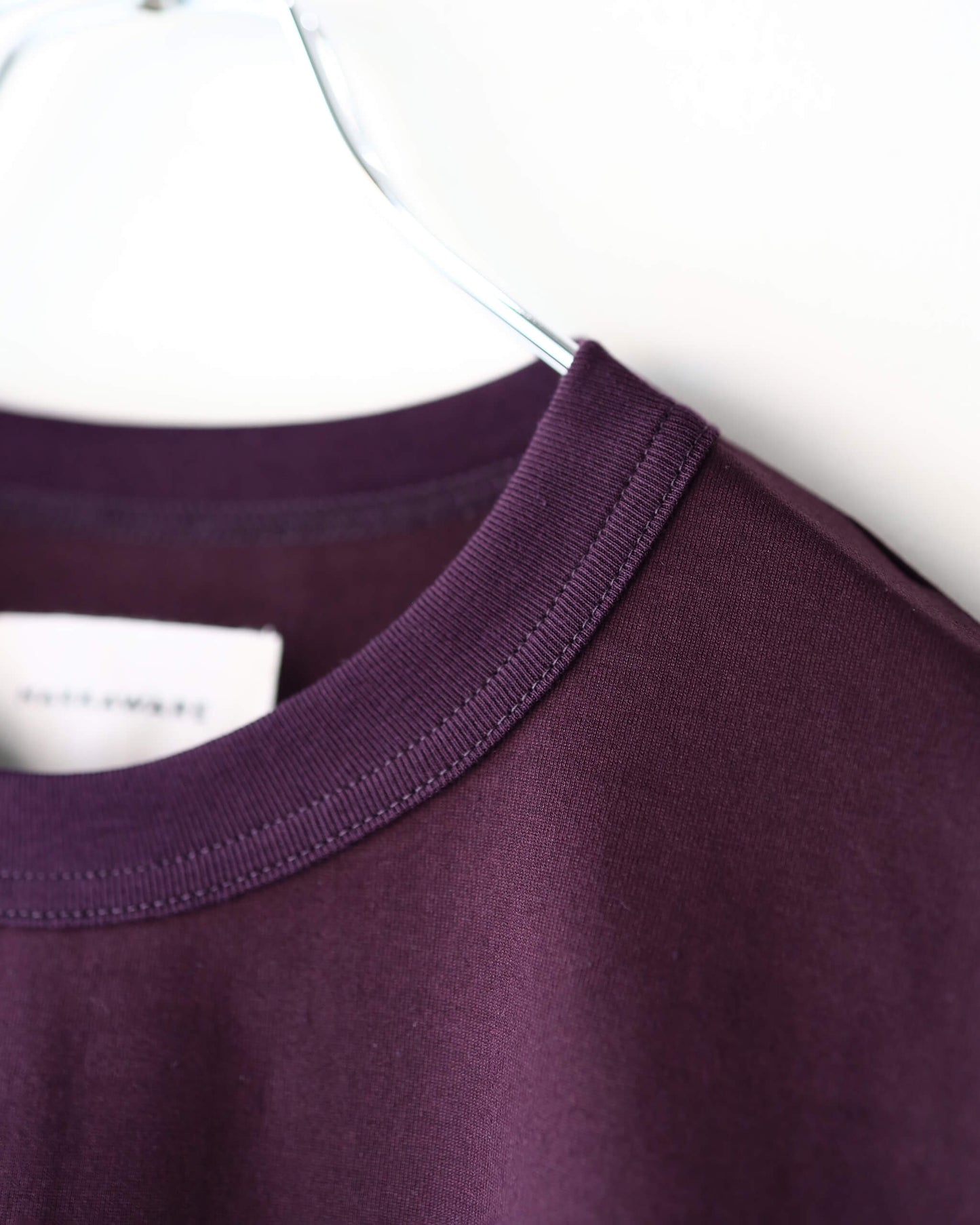 COMFORT FIT L/S Tee ORGANIC GIZA 60/3 SURVIVAL KNIT "PURPLE"