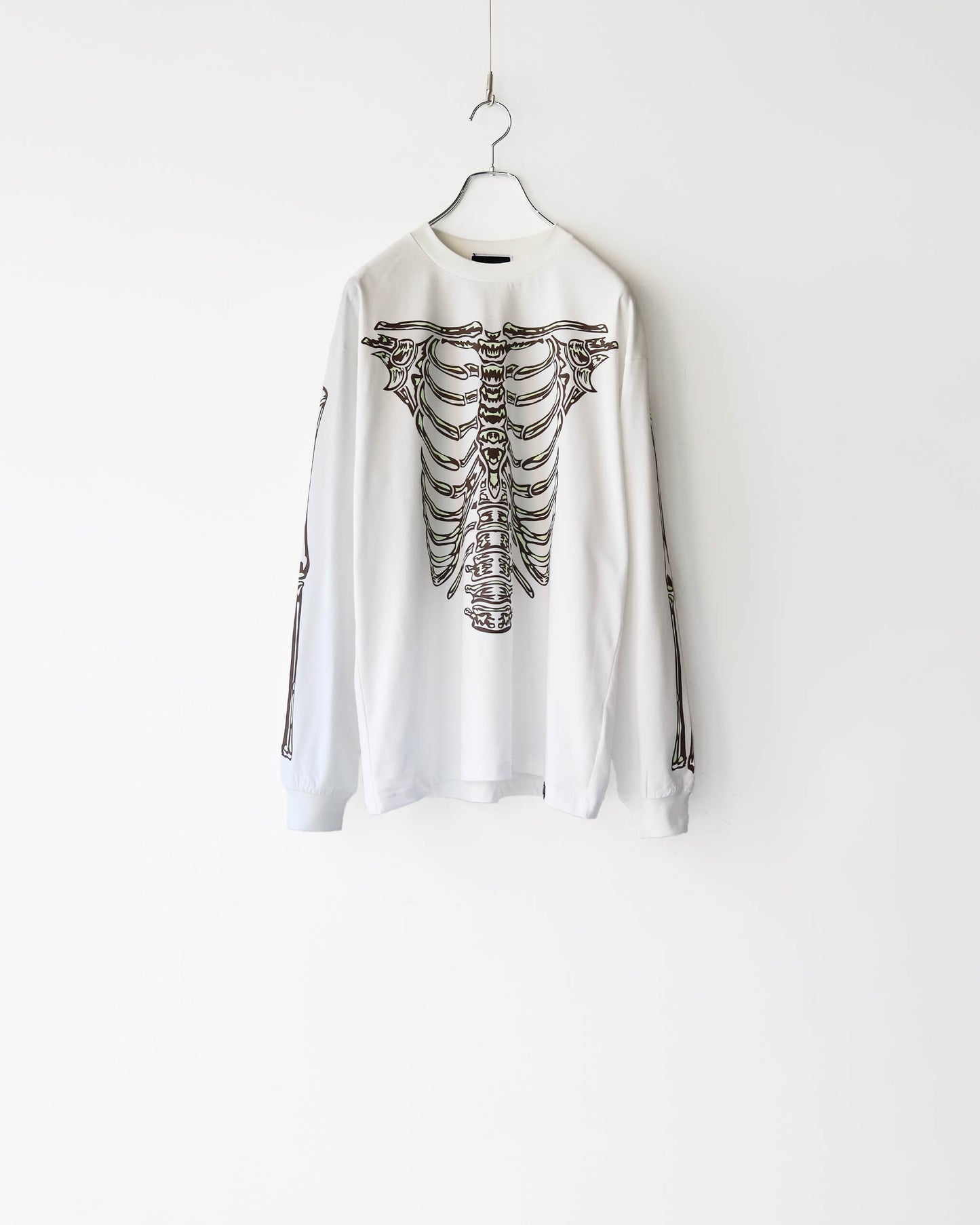 BONES L/S TEE "WHITE"